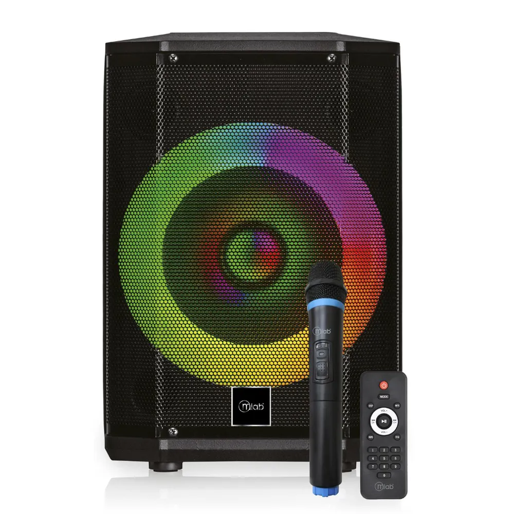 Parlante Flaming Chroma Sound 8" Micrófono Inalámbrico, foto 2