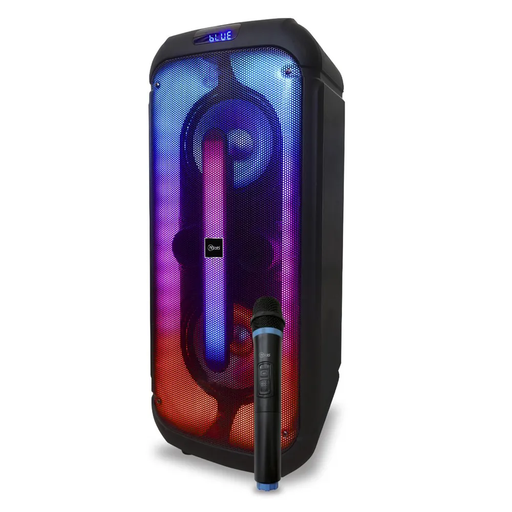 Parlante Flaming Spacewalker 8"x2 Micrófono Inalámbrico, foto 2