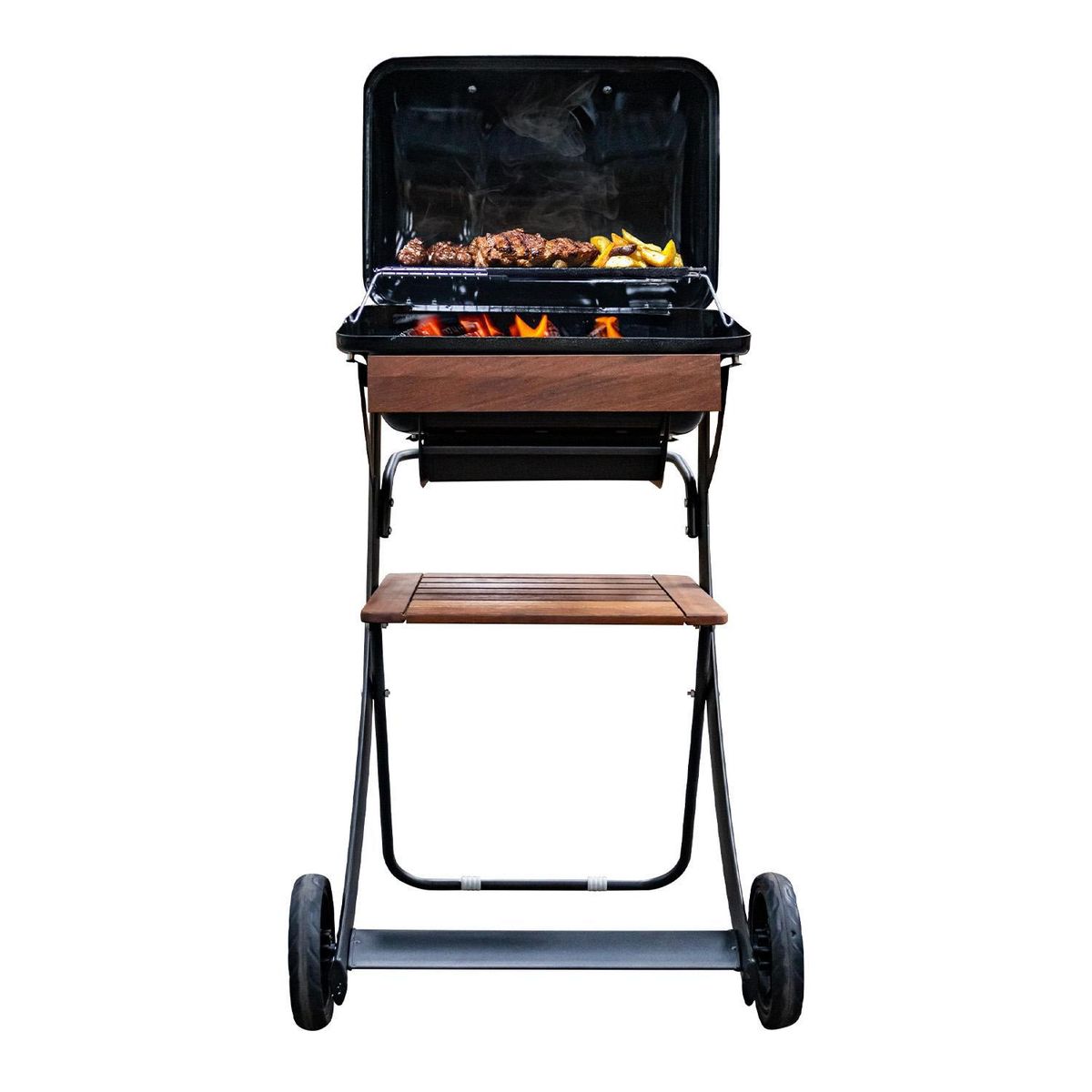 ALCAZAR - Parrilla a Carbón Acero Inoxidable