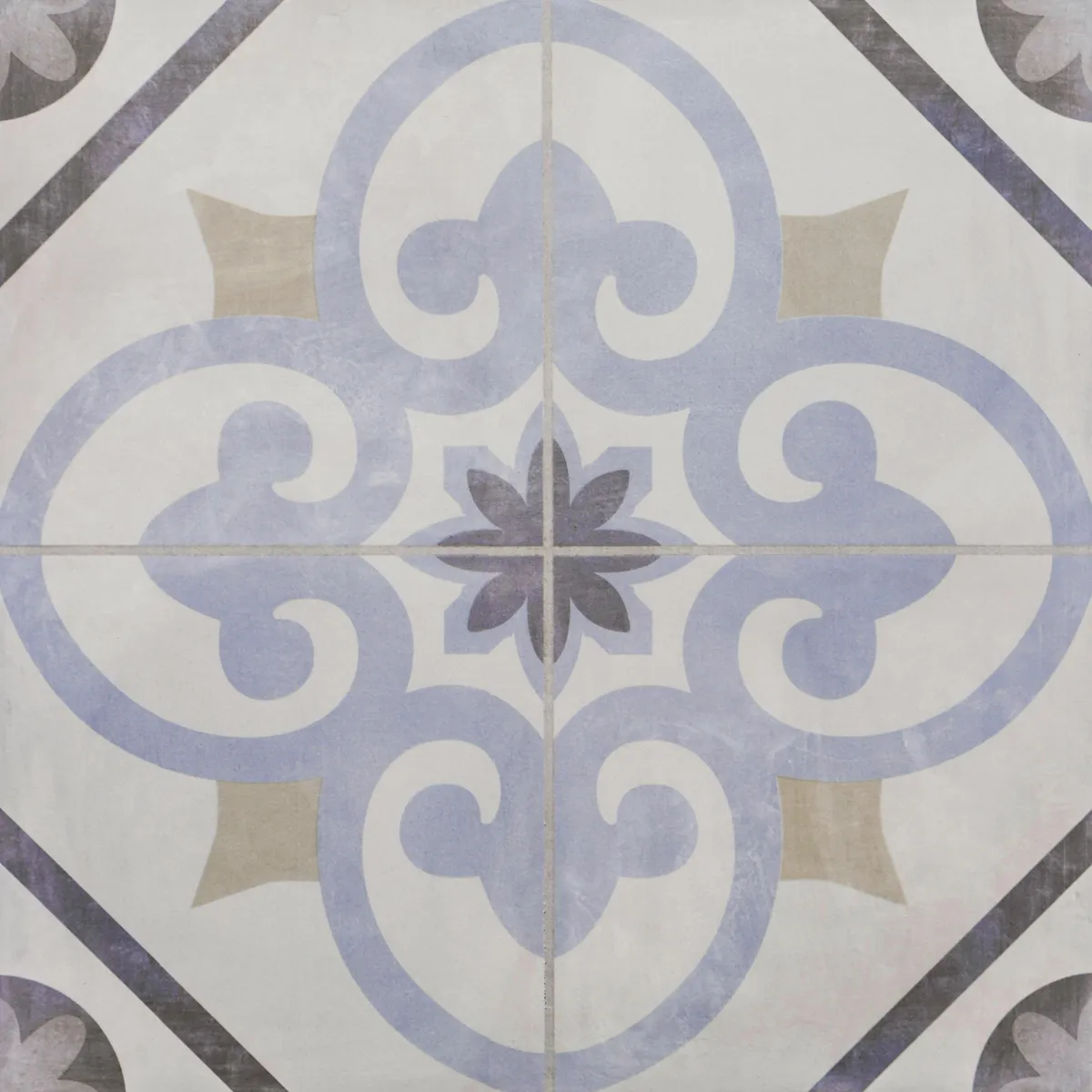 CORDILLERA - Cerámica 45x45 cm Agadir azul Multicolor 2.29 m2