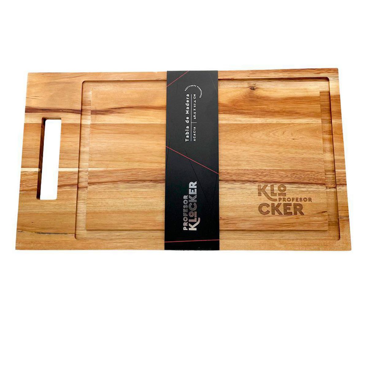 PROFESOR KLOCKER - Tabla de Madera 28x48.5 cm Café