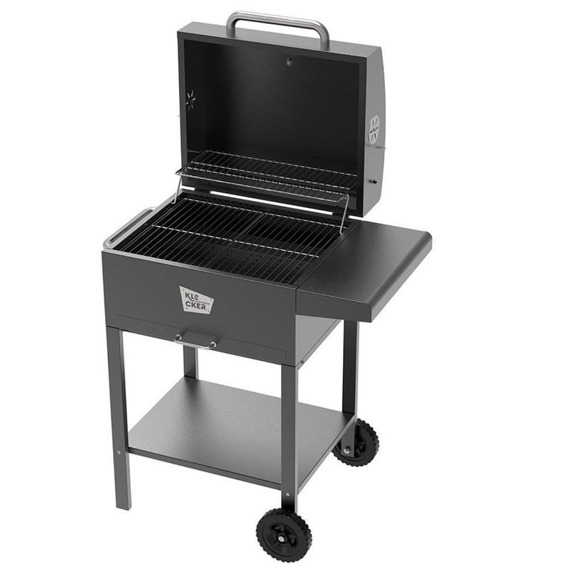 PROFESOR KLOCKER - Parrilla con Tapa Acero Galvanizado