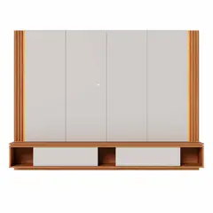 ALTAVISION - Panel TV 75 " Loa WH Blanco café 216.8x165x35 cm