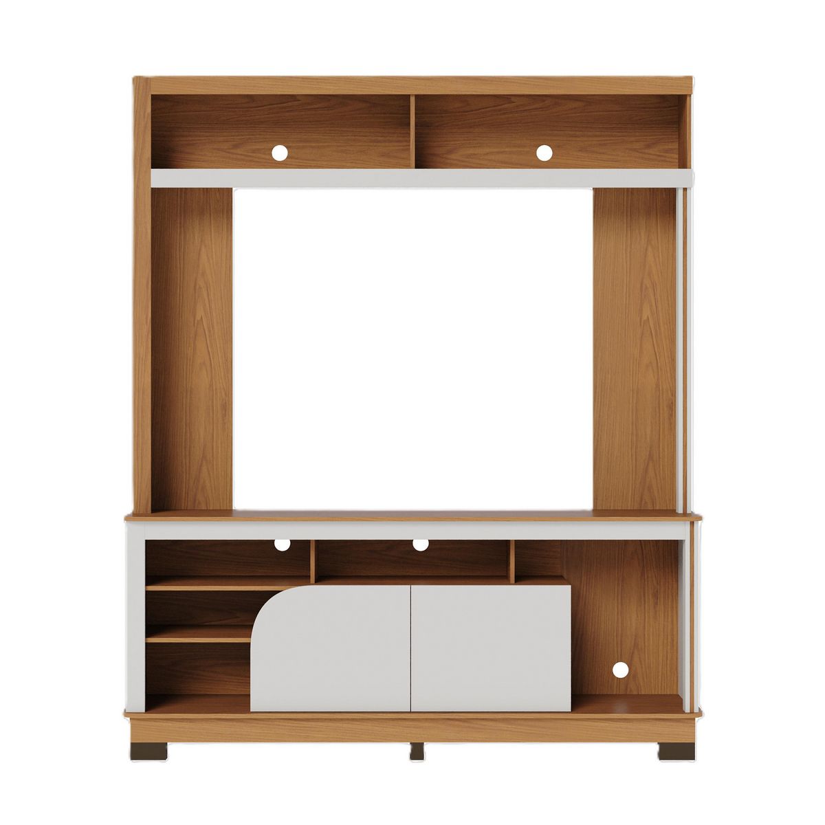 ALTAVISION - Home TV 65 " Belaya FR Café blanco 160x190x37.8 cm