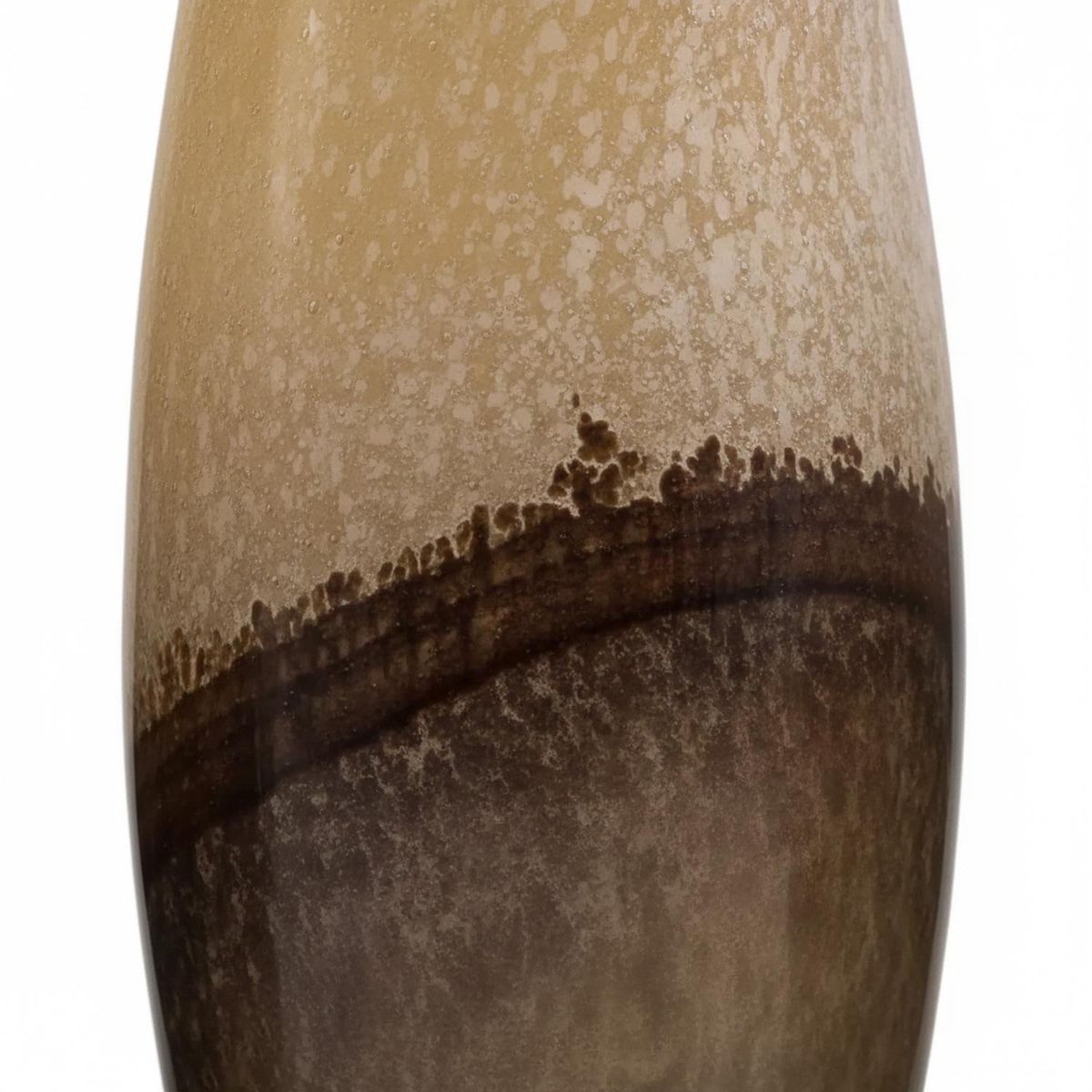 SOHOGAR - Florero Vidrio Beige 58x30 cm