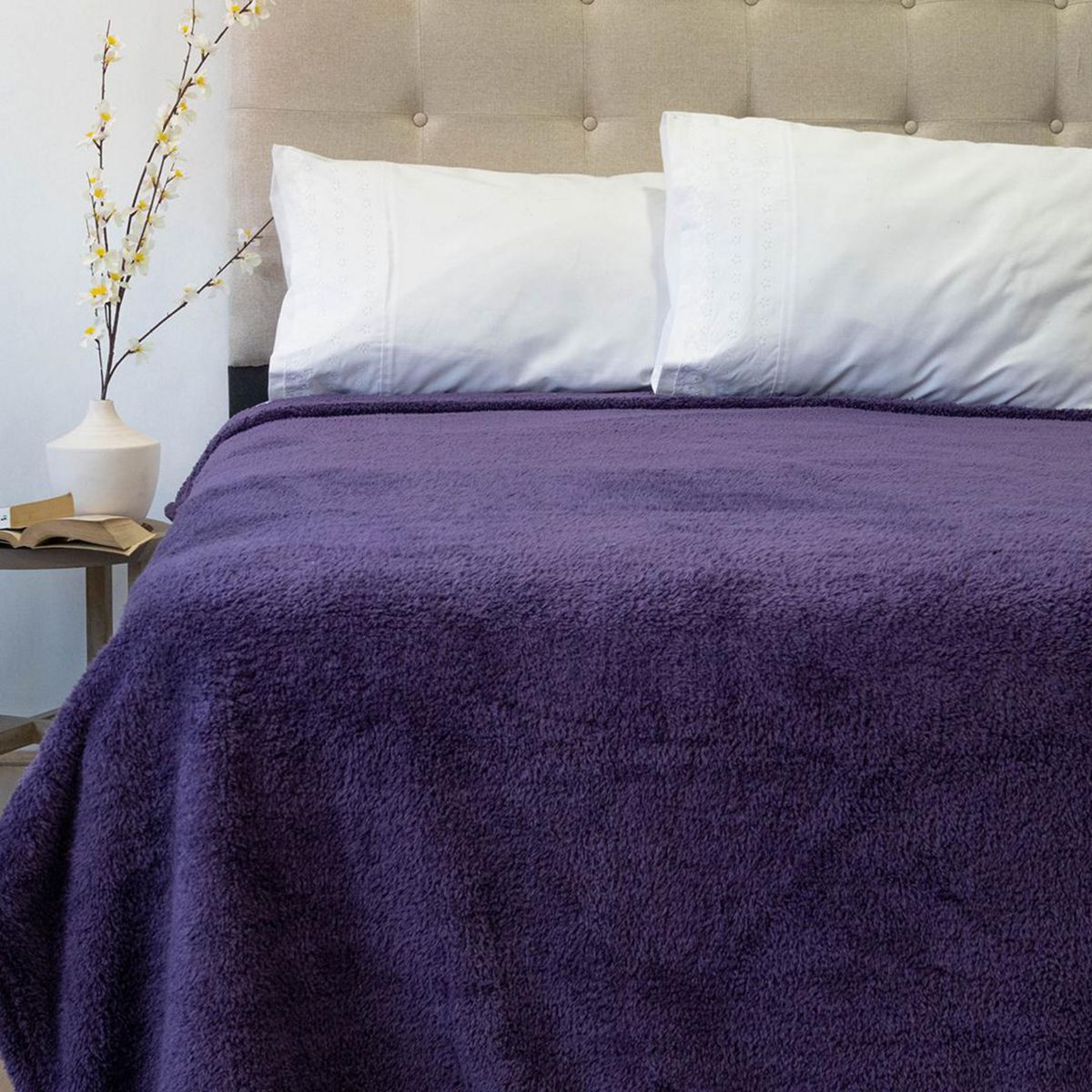 DORAL - Frazada Softy Deluxe 2 plazas Lila