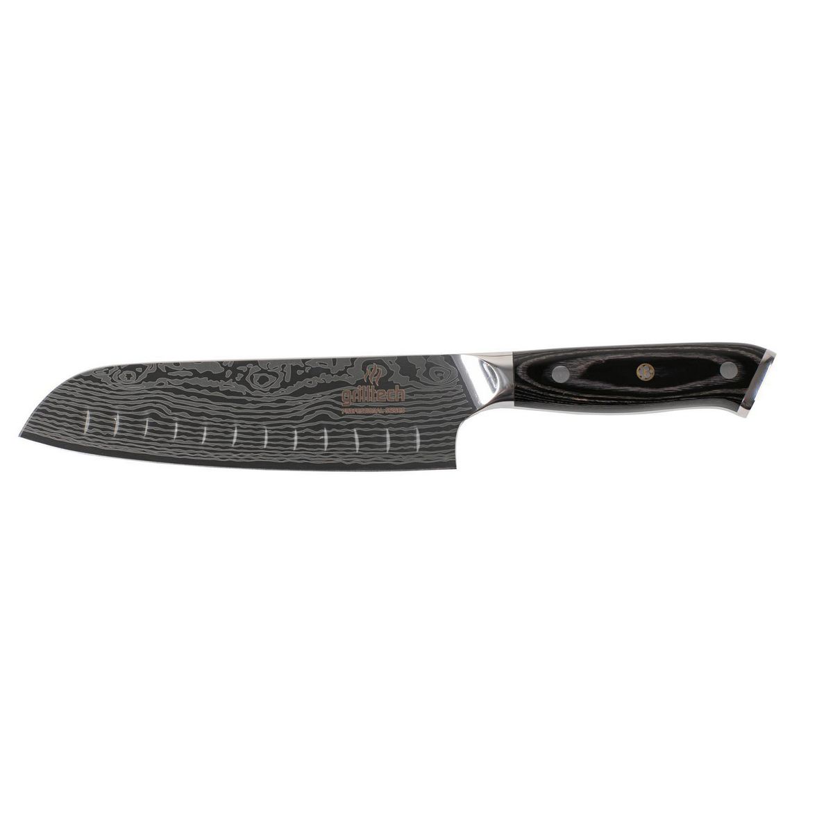 GRILLTECH - Cuchillo santoku inox damasco 7