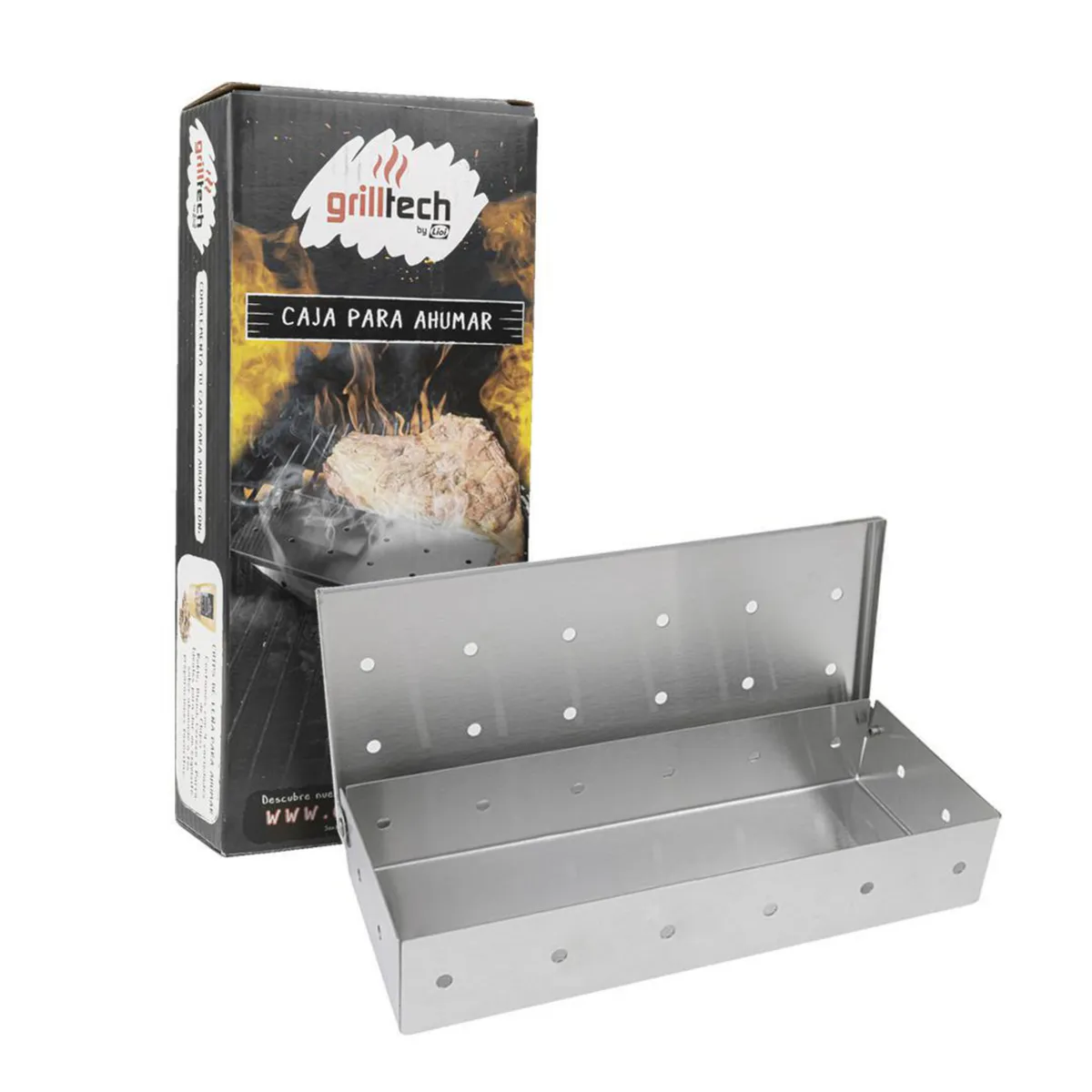 GRILLTECH - Caja Ahumadora Acero Inox
