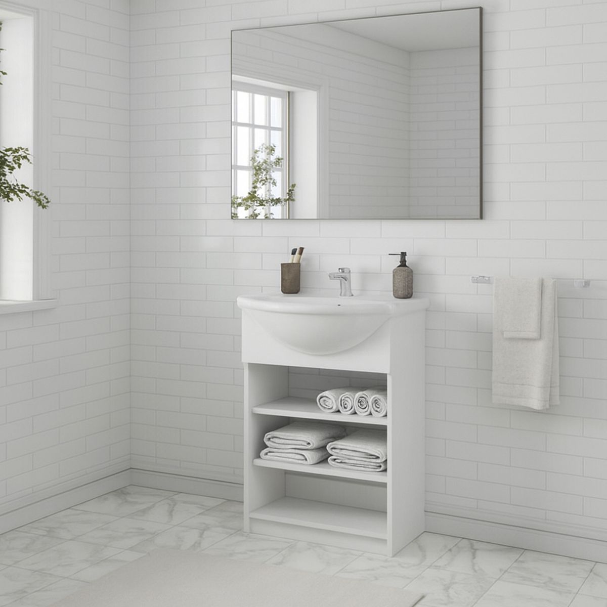 CIC - Vanitorio Cannes Blanco 50x84x41 cm