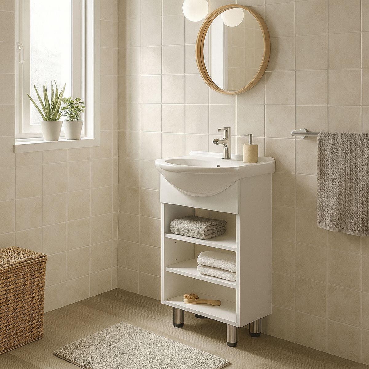 CIC - Vanitorio Canees Blanco 50x84x41 cm