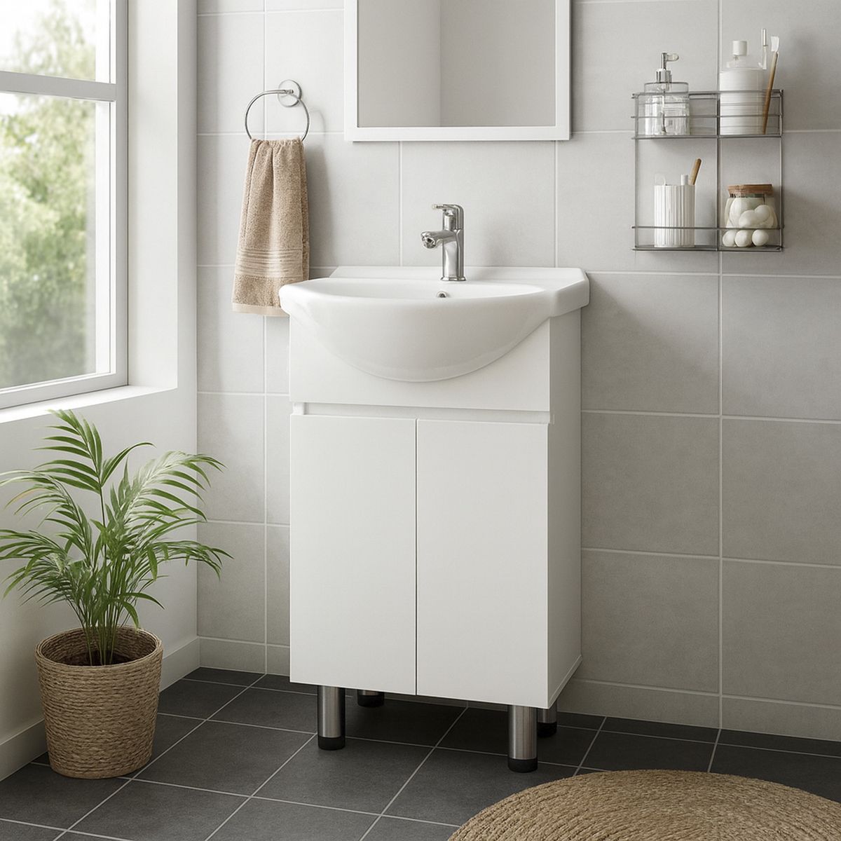 CIC - Vanitorio Cannes Blanco 50x84x41 cm