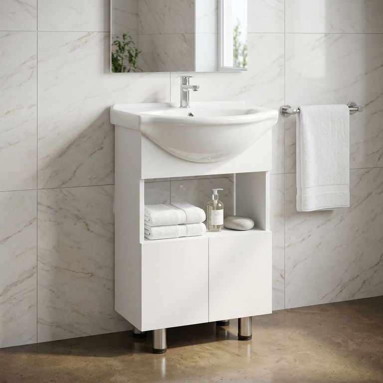 Vanitorio Cannes Blanco 50x84x41 cm