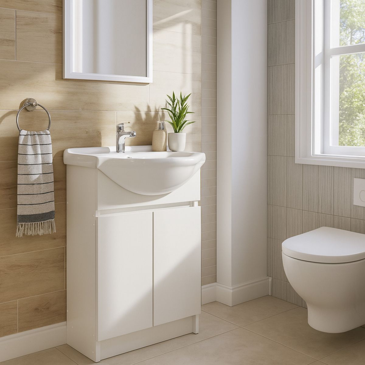 CIC - Vanitorio Cannes Blanco 50x84x41 cm