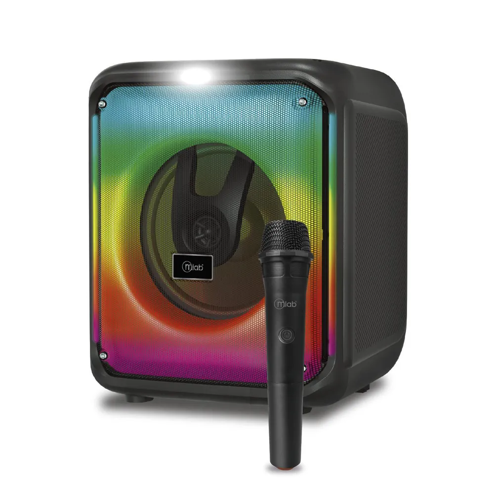 Parlante Flaming Square Lumify 8" Micrófono Inalámbrico, foto 3