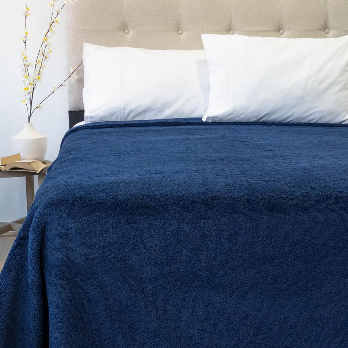 DORAL - Frazada Deluxe 2 plazas Azul