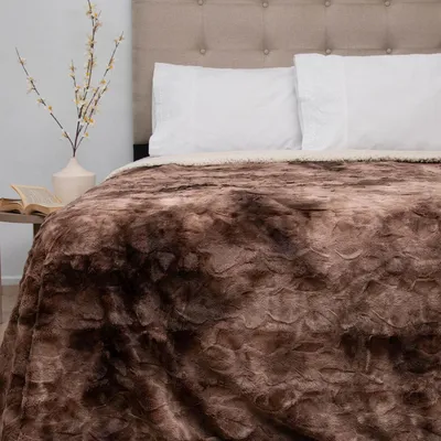 Imagen 2 del producto Frazada Deluxe King Café