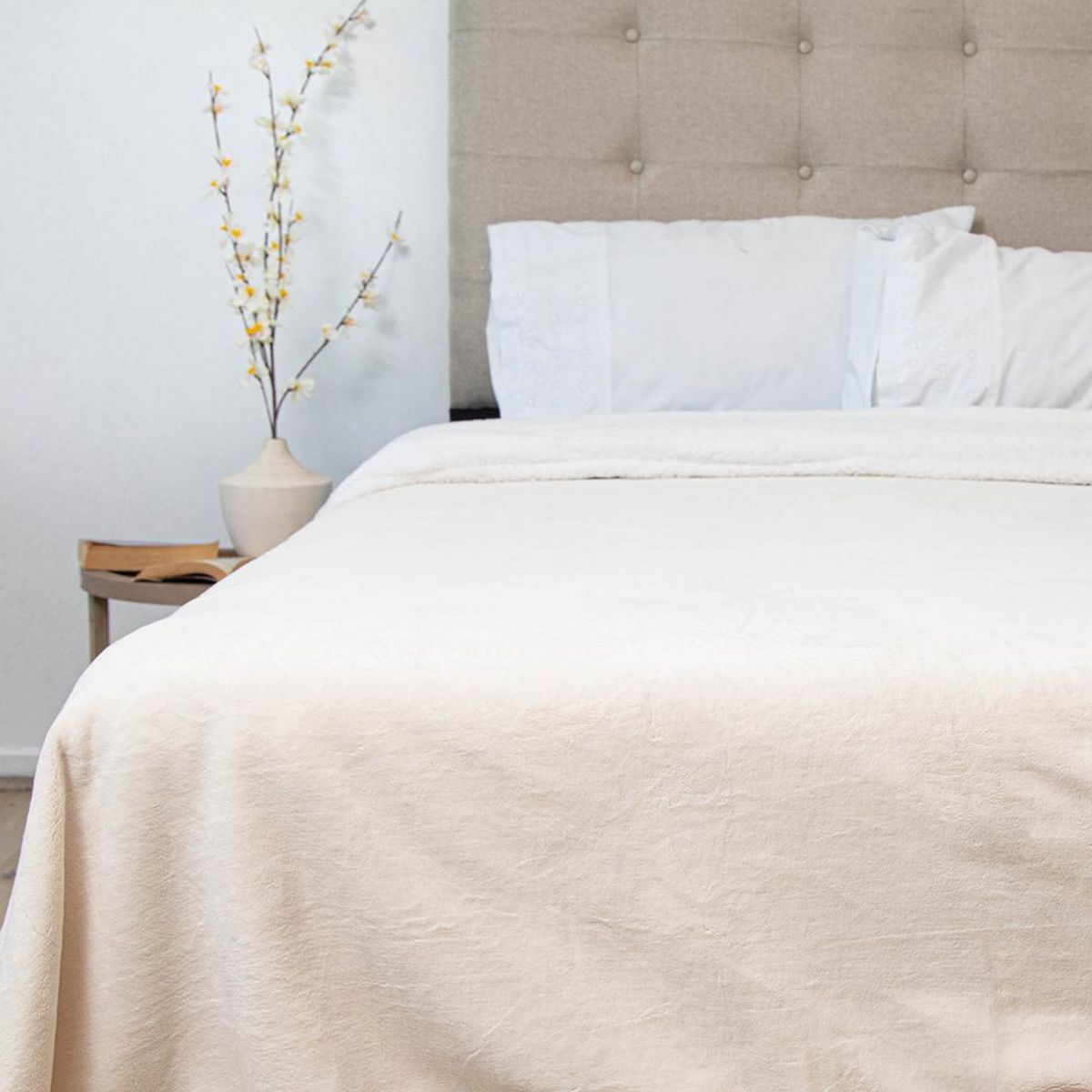 DORAL - Frazada Deluxe 2 plazas Crudo