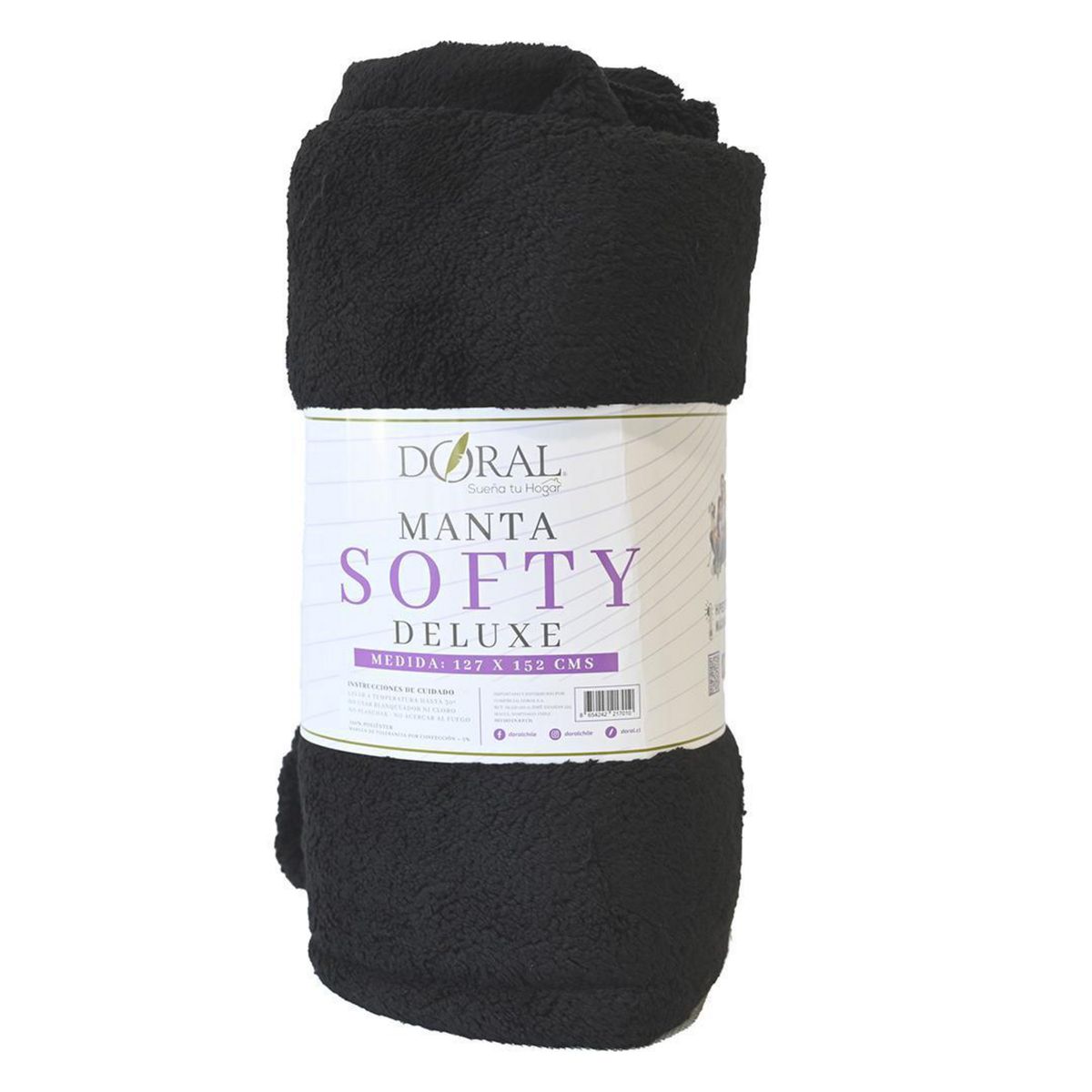 DORAL - Manta Deluxe Especial Negro