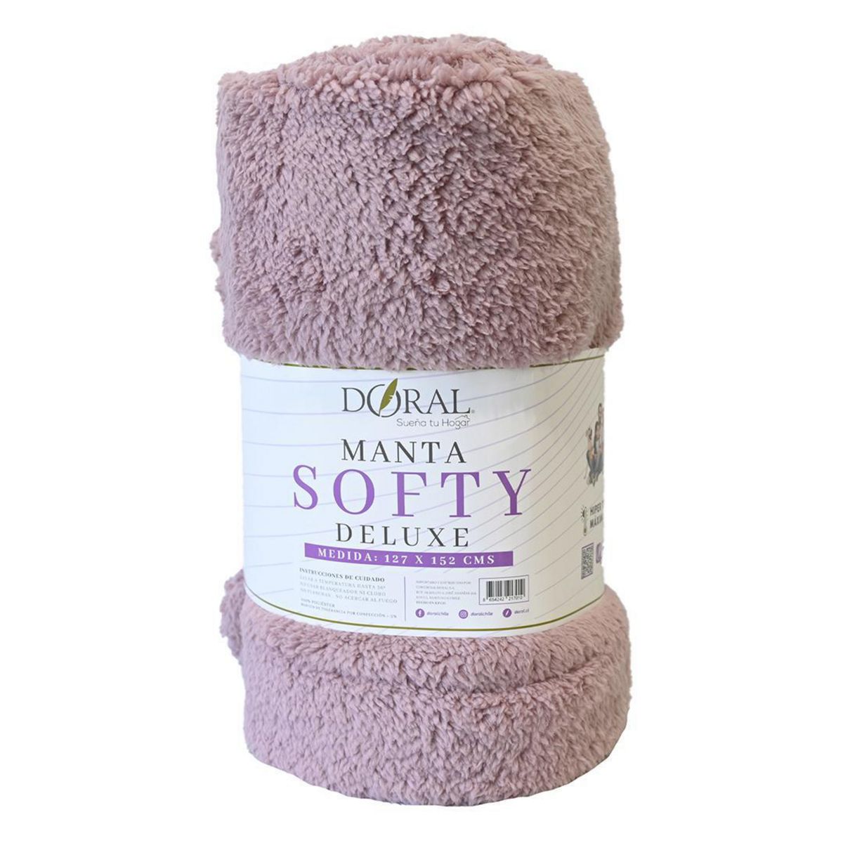 DORAL - Manta Deluxe Especial Rosado