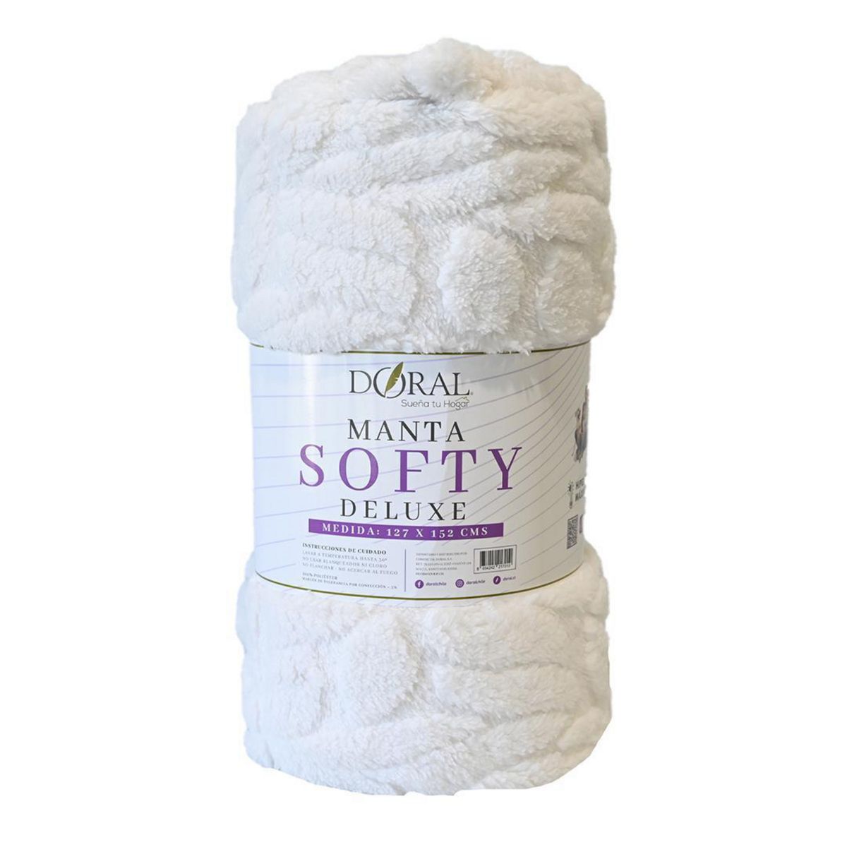 DORAL - Manta Deluxe Especial Blanco