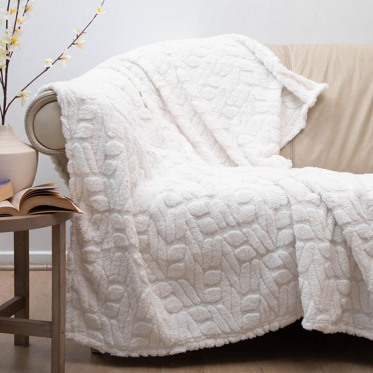 DORAL - Manta Deluxe Especial Blanco