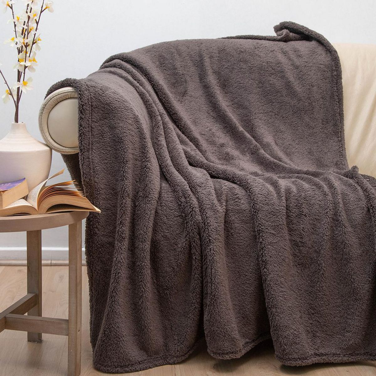 DORAL - Manta Deluxe Especial Gris Oscuro