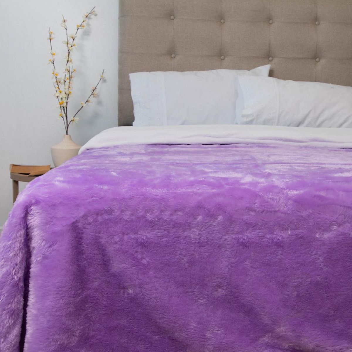 DORAL - Frazada Deluxe 2 plazas Lila