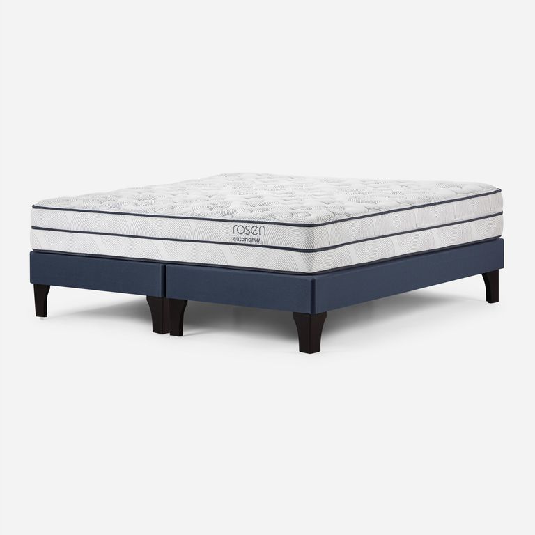 ROSEN Cama King Europea Autonomy Sky Azul