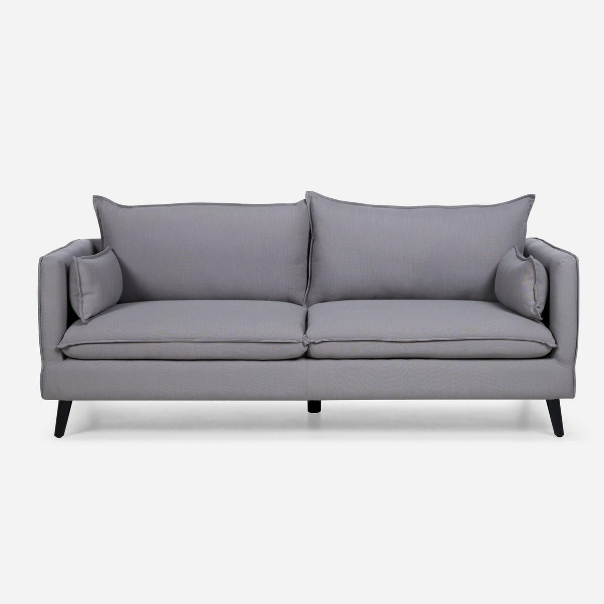 ROSEN - Sofá 3 cuerpos Tain 196x81x86 cm Gris