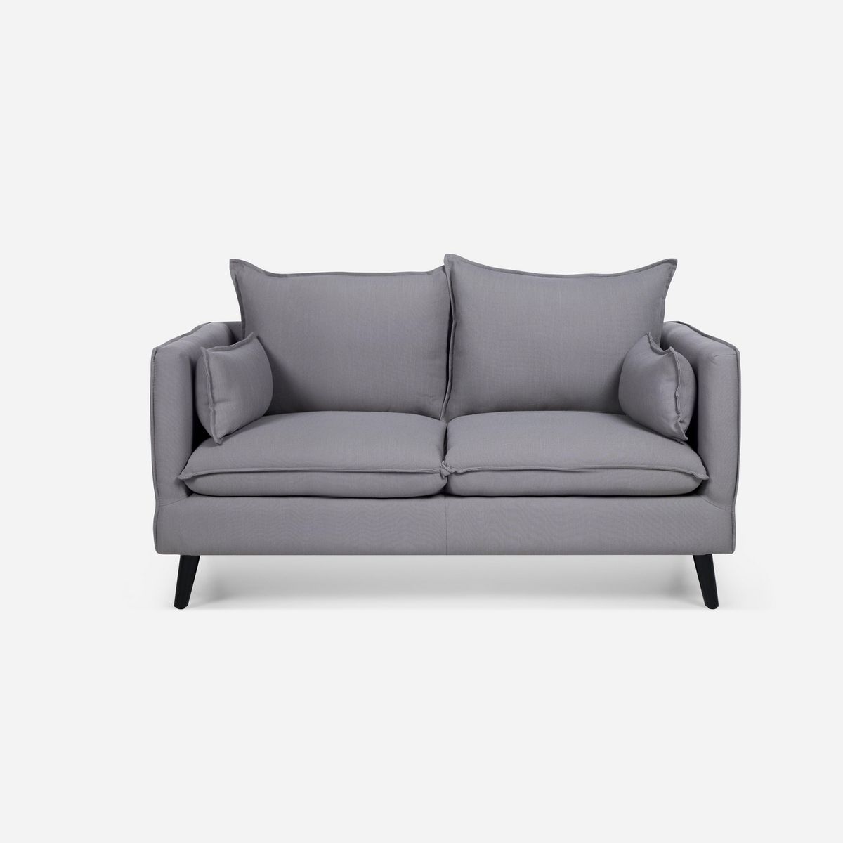 ROSEN - Sofá 2 cuerpos Tain 145x81x86 cm Gris