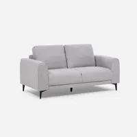 Sofá 2 cuerpos Padua 168x86x95 cm Gris