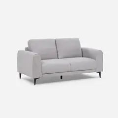 ROSEN - Sofá 2 cuerpos Padua 204x86x95 cm Gris Perla
