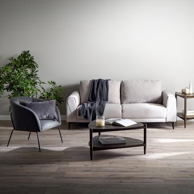 Imagen 2 del producto Sofá 2 cuerpos Padua 168x86x95 cm Gris