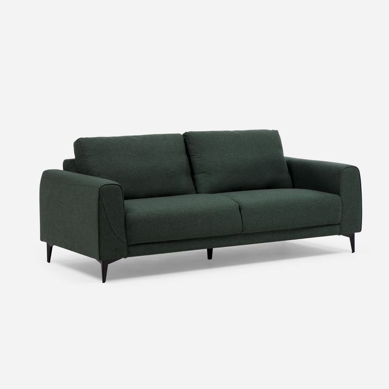 ROSEN - Sofá 3 cuerpos Padua 168x86x95 cm Verde