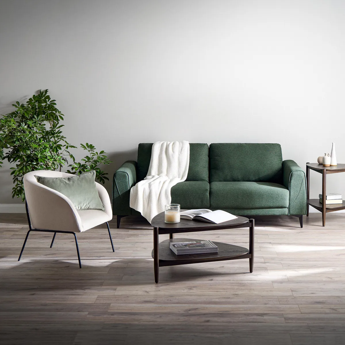 ROSEN - Sofá 3 cuerpos Padua 204x86x95 cm