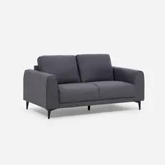ROSEN - Sofá 2 cuerpos Padua 204x86x95 cm Grafito