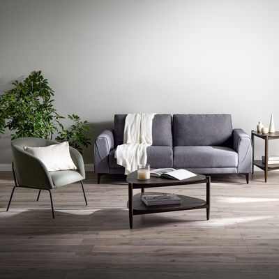 Imagen 2 del producto Sofá 2 cuerpos Padua 168x86x95 cm Gris