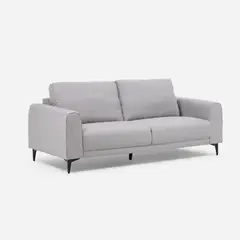 ROSEN - Sofá 3 cuerpos Padua 168x86x95 cm Gris Perla