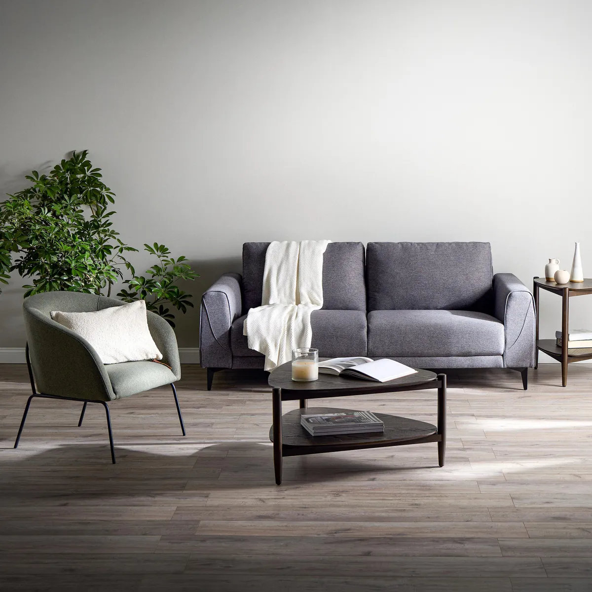 ROSEN - Sofá 3 cuerpos Padua 204x86x95 cm