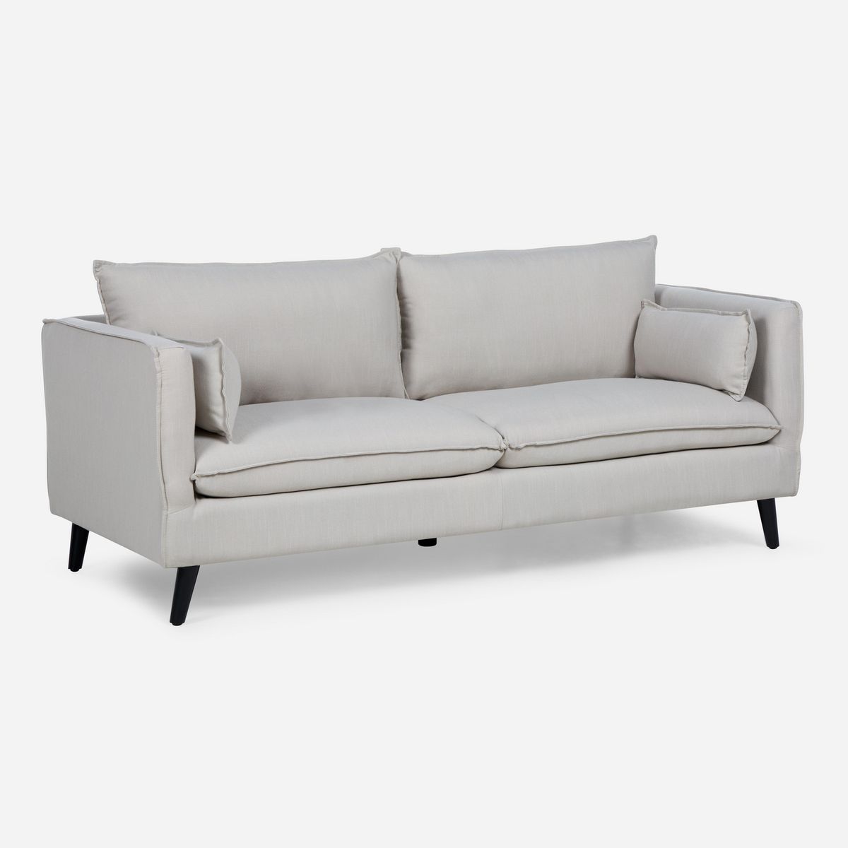 ROSEN - Sofá 3 cuerpos Tain 196x81x86 cm Beige