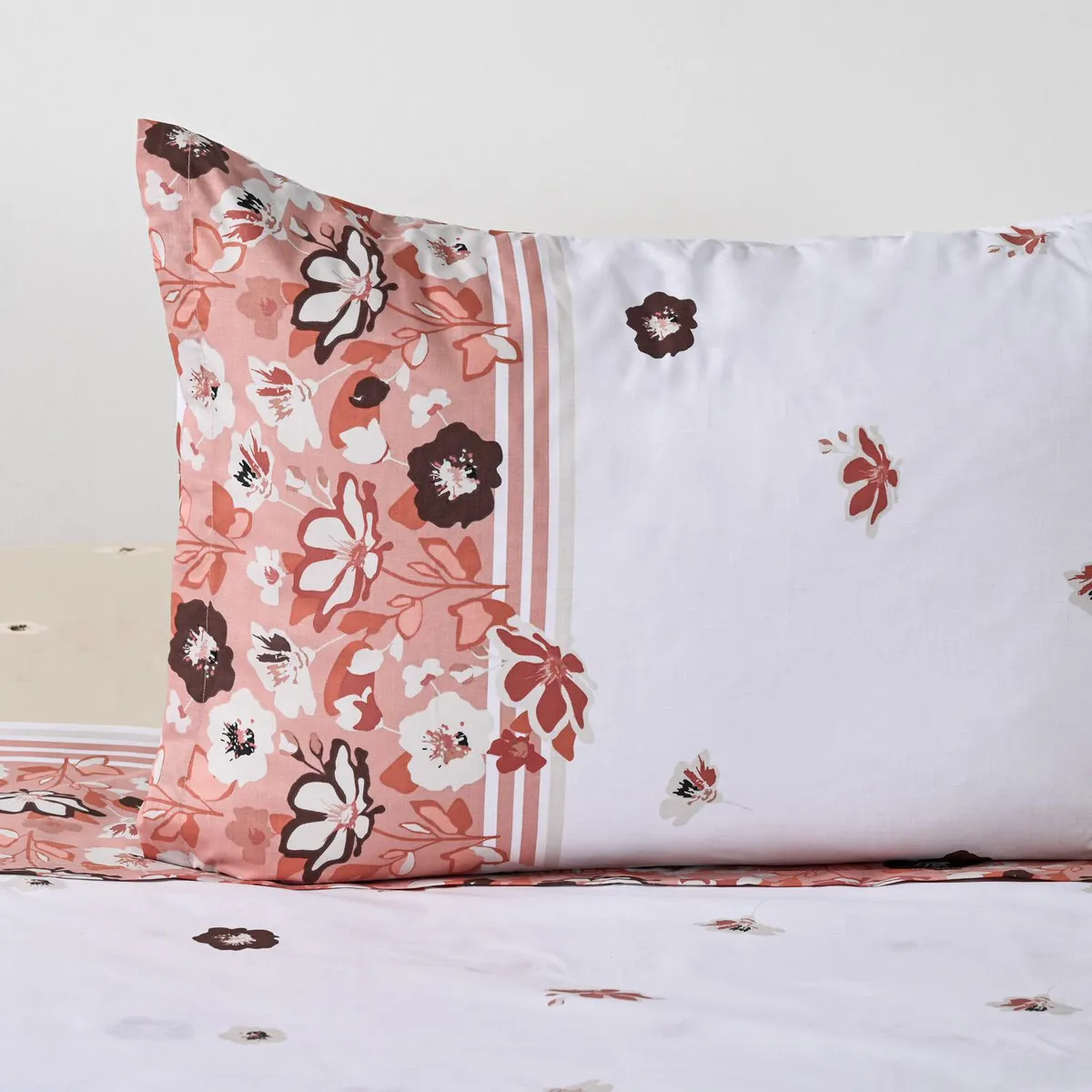 CANNON - Sabana Lavanda Lila 1.5 plazas 144 Hilos Rosa