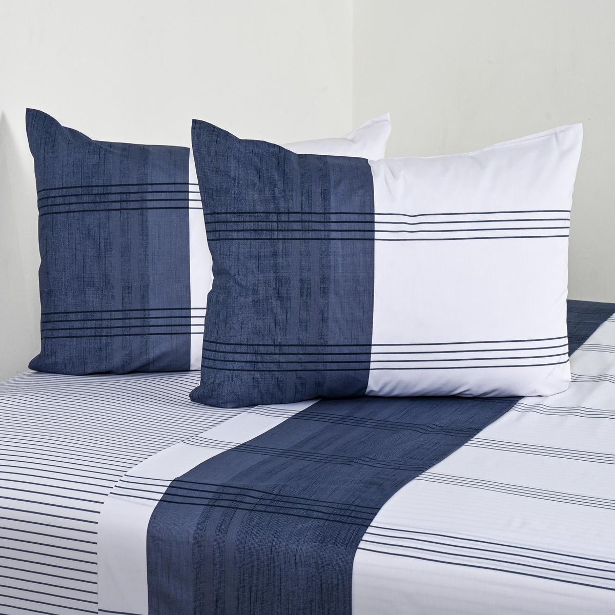 CANNON - Sabana Bluemoon 2 plazas 200 Hilos Azul