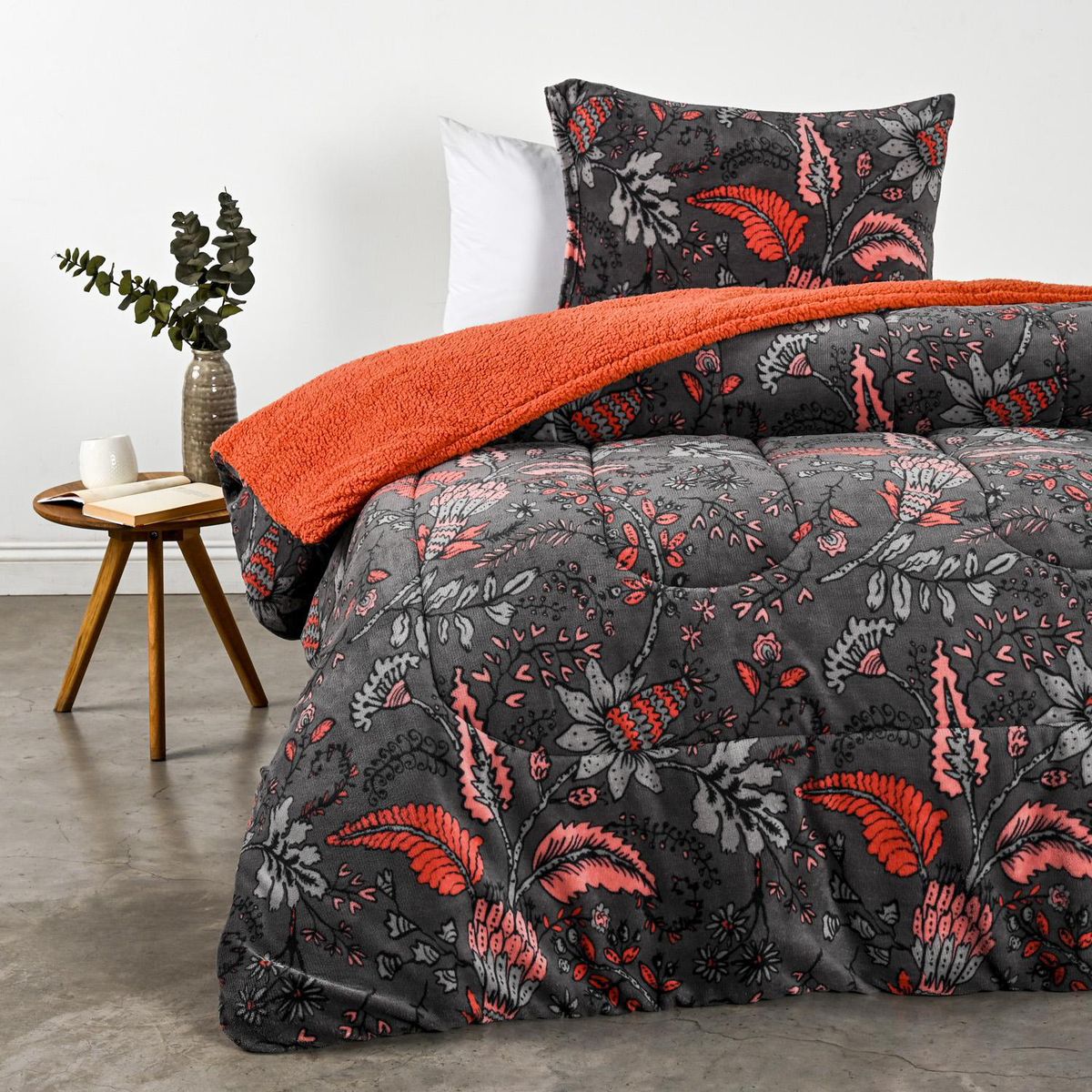 CANNON - Plumón 1.5 plazas Floripa Naranjo 