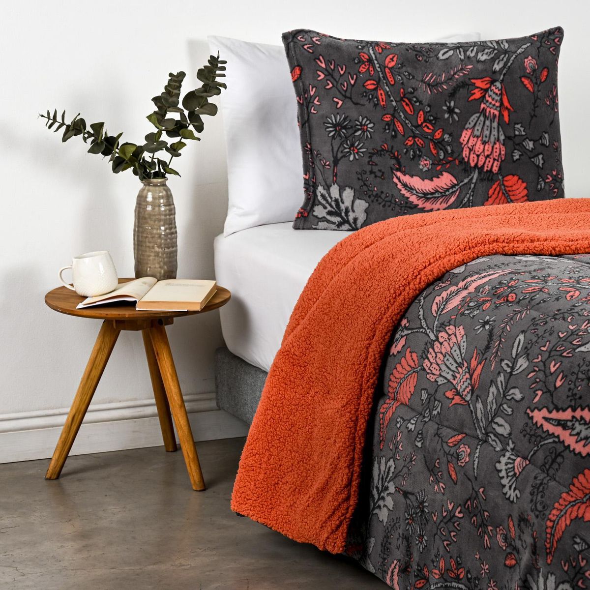 CANNON - Plumón 1.5 plazas Floripa Naranjo 