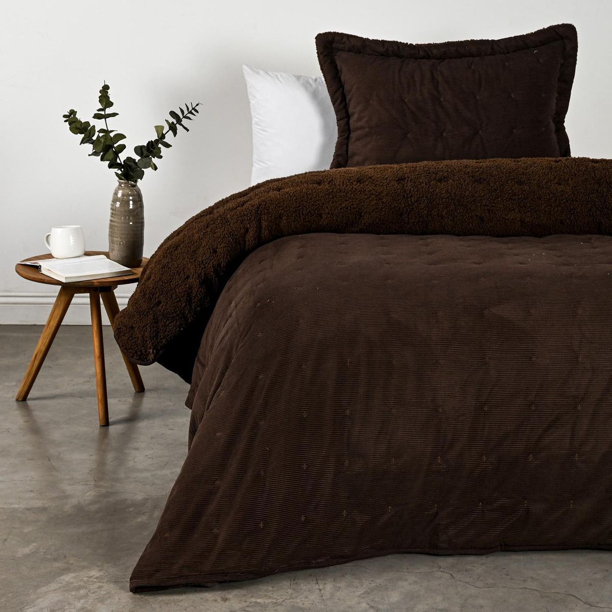 CANNON - Cubrecama 1.5 plazas Café Café 