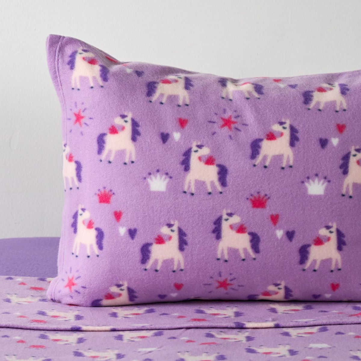 CANNON - Sábana Unicornio 1.5 plazas Morado