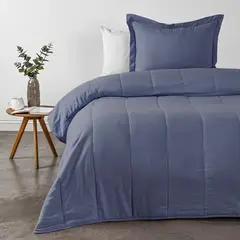 CANNON - Cubrecama 1.5 plazas Piedra Azul