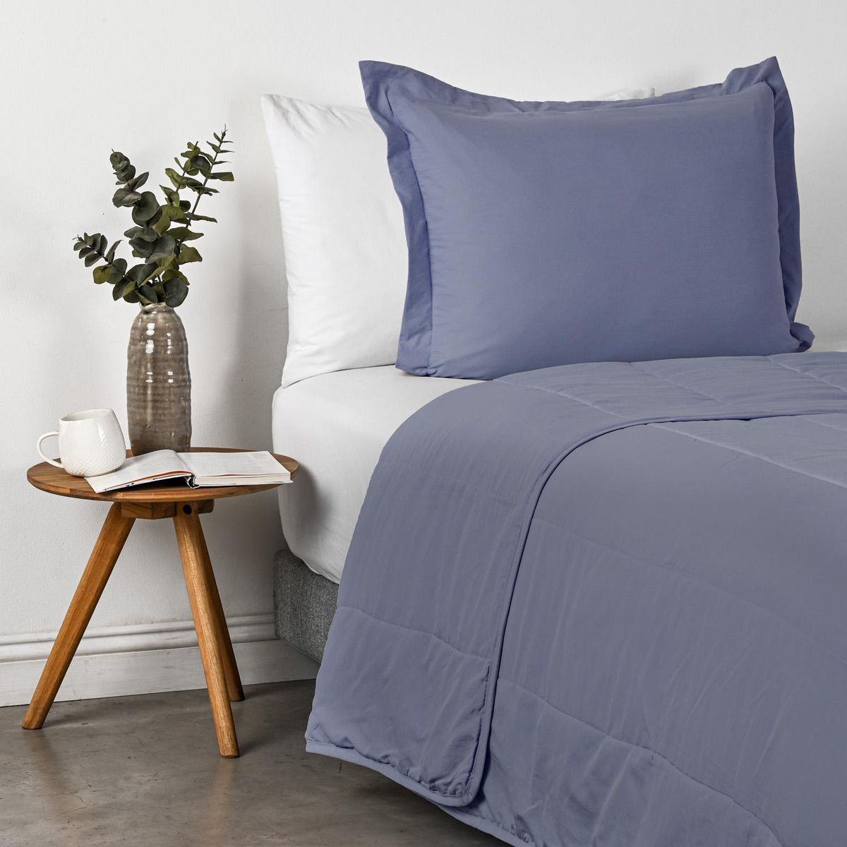 CANNON - Cubrecama 1.5 plazas Piedra Azul 