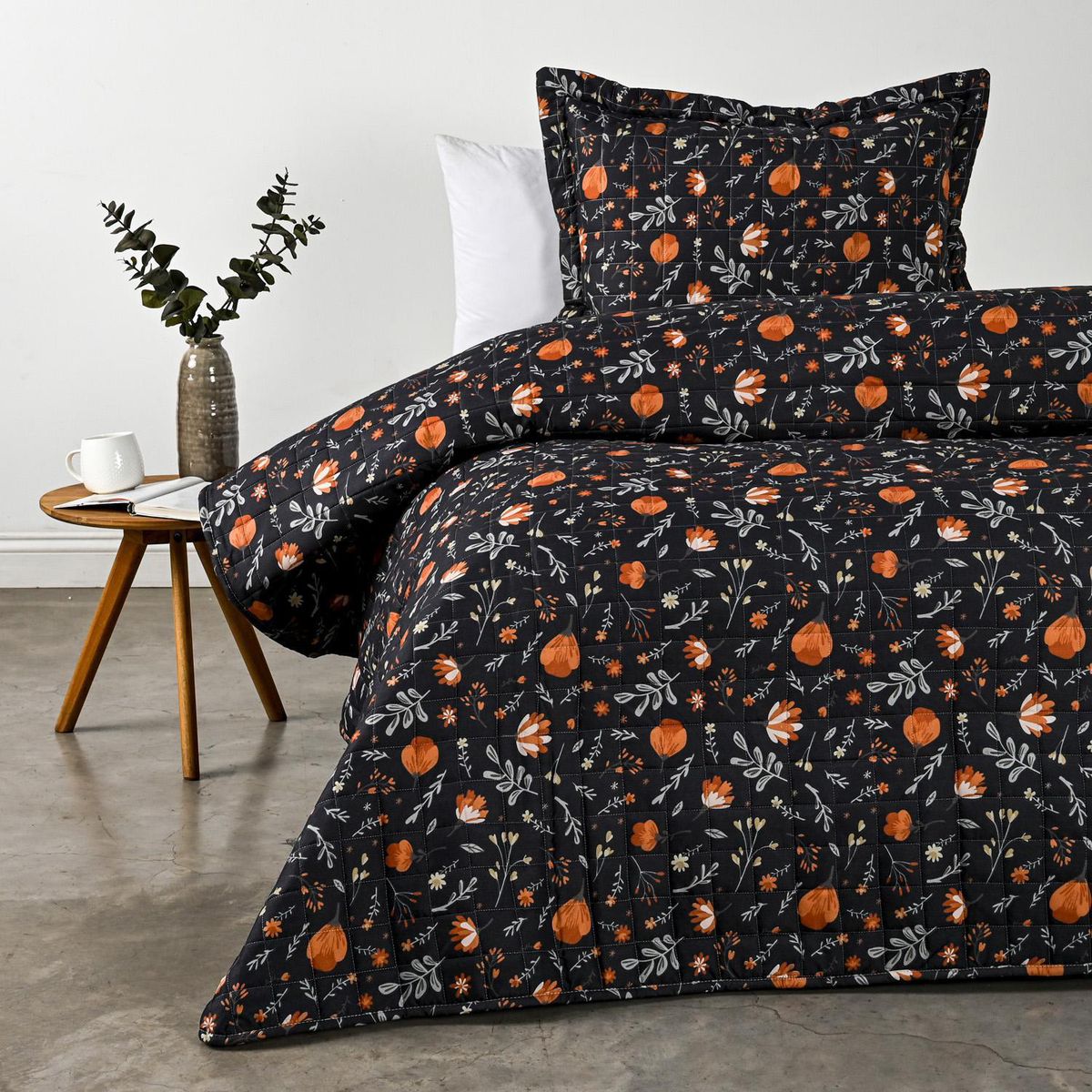 CANNON - Quilt 1.5 plazas Reiny Negro