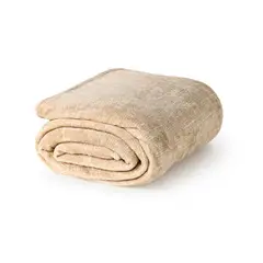 CANNON - Frazada Grid Beige 1.5 plazas Beige